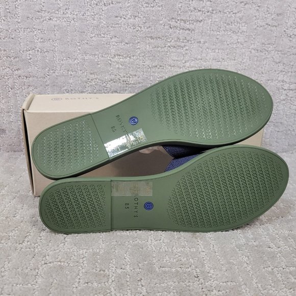 Rothy’s The Slide Maritime Navy Women’s Size 6.5,7.5,8,8.5,9,9.5,10,10.5,11 - Picture 7 of 9